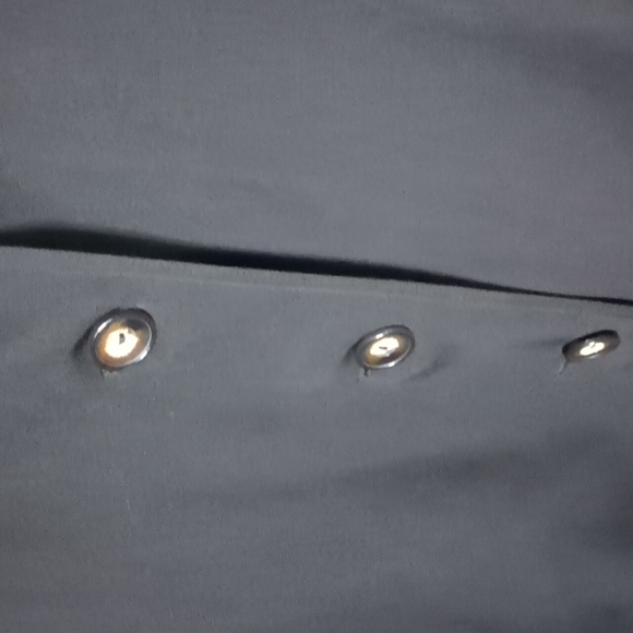 Y EXCHANGE* fully lined 4 button belted dbl pkt notch collar 3/4 trench coat - Picture 12 of 17